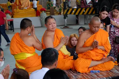 ประมวลภาพพิธีบรรจุมวลสารและยกองค์พระประธานขึ้นประดิษฐาน วัดจุฬามณี ปี ๒๕๖๖