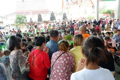 ประมวลภาพพิธีบรรจุมวลสารและยกองค์พระประธานขึ้นประดิษฐาน วัดจุฬามณี ปี ๒๕๖๖