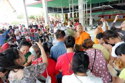 ประมวลภาพพิธีบรรจุมวลสารและยกองค์พระประธานขึ้นประดิษฐาน วัดจุฬามณี ปี ๒๕๖๖