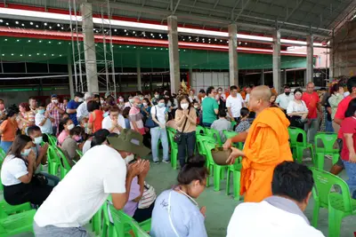 ประมวลภาพพิธีบรรจุมวลสารและยกองค์พระประธานขึ้นประดิษฐาน วัดจุฬามณี ปี ๒๕๖๖