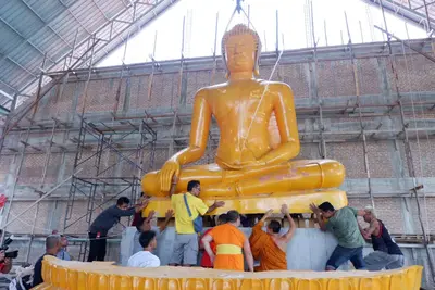 ประมวลภาพพิธีบรรจุรัตนมงคลและอัญเชิญองค์พระพุทธชินราชขึ้นตั้งประดิษฐาน วัดจุฬามณี ปี ๒๕๖๖