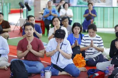 ประมวลภาพพิธีไหว้ครูและครอบครูบูรพาจารย์ วัดจุฬามณี ปี ๒๕๖๖