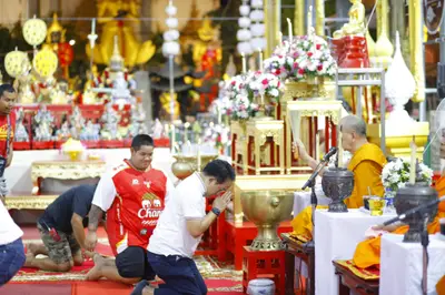 ประมวลภาพพิธีไหว้ครูและครอบครูบูรพาจารย์ วัดจุฬามณี ปี ๒๕๖๖