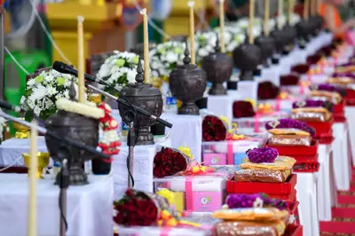 ประมวลภาพพิธีไหว้ครูและครอบครูบูรพาจารย์ วัดจุฬามณี ปี ๒๕๖๖