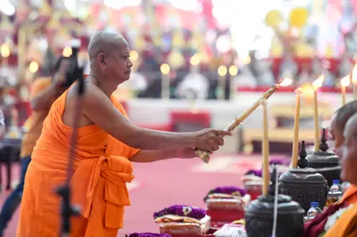 ประมวลภาพพิธีไหว้ครูและครอบครูบูรพาจารย์ วัดจุฬามณี ปี ๒๕๖๖