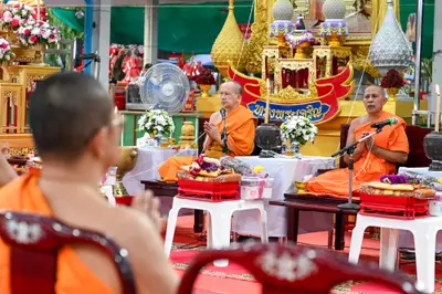 ประมวลภาพพิธีไหว้ครูและครอบครูบูรพาจารย์ วัดจุฬามณี ปี ๒๕๖๖