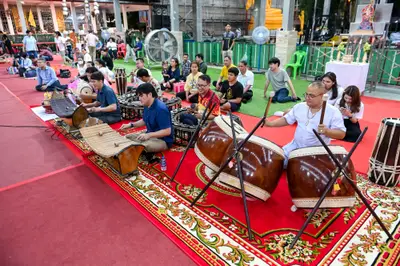 ประมวลภาพพิธีไหว้ครูและครอบครูบูรพาจารย์ วัดจุฬามณี ปี ๒๕๖๖