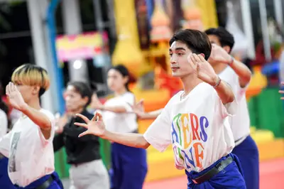 ประมวลภาพพิธีไหว้ครูและครอบครูบูรพาจารย์ วัดจุฬามณี ปี ๒๕๖๖