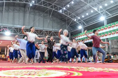 ประมวลภาพพิธีไหว้ครูและครอบครูบูรพาจารย์ วัดจุฬามณี ปี ๒๕๖๖