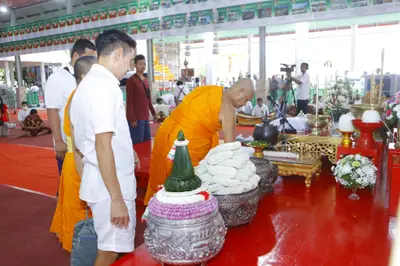 ประมวลภาพพิธีไหว้ครูและครอบครูบูรพาจารย์ วัดจุฬามณี ปี ๒๕๖๖