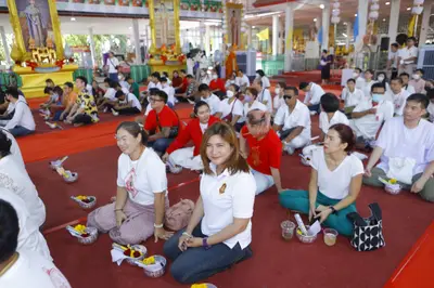 ประมวลภาพพิธีไหว้ครูและครอบครูบูรพาจารย์ วัดจุฬามณี ปี ๒๕๖๖