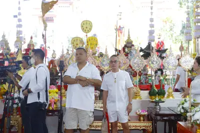 ประมวลภาพพิธีไหว้ครูและครอบครูบูรพาจารย์ วัดจุฬามณี ปี ๒๕๖๖