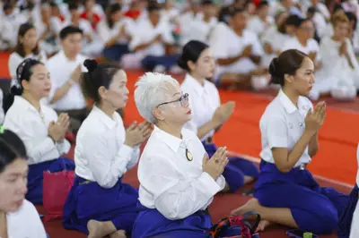 ประมวลภาพพิธีไหว้ครูและครอบครูบูรพาจารย์ วัดจุฬามณี ปี ๒๕๖๖