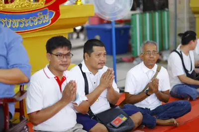 ประมวลภาพพิธีไหว้ครูและครอบครูบูรพาจารย์ วัดจุฬามณี ปี ๒๕๖๖