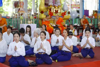 ประมวลภาพพิธีไหว้ครูและครอบครูบูรพาจารย์ วัดจุฬามณี ปี ๒๕๖๖