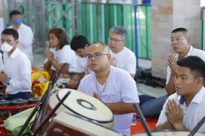 ประมวลภาพพิธีไหว้ครูและครอบครูบูรพาจารย์ วัดจุฬามณี ปี ๒๕๖๖