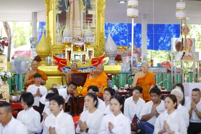ประมวลภาพพิธีไหว้ครูและครอบครูบูรพาจารย์ วัดจุฬามณี ปี ๒๕๖๖