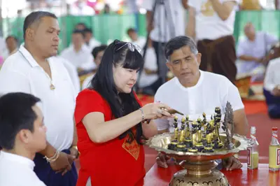 ประมวลภาพพิธีไหว้ครูและครอบครูบูรพาจารย์ วัดจุฬามณี ปี ๒๕๖๖
