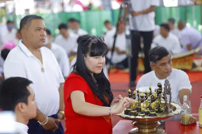 ประมวลภาพพิธีไหว้ครูและครอบครูบูรพาจารย์ วัดจุฬามณี ปี ๒๕๖๖