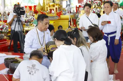 ประมวลภาพพิธีไหว้ครูและครอบครูบูรพาจารย์ วัดจุฬามณี ปี ๒๕๖๖
