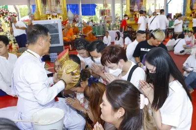 ประมวลภาพพิธีไหว้ครูและครอบครูบูรพาจารย์ วัดจุฬามณี ปี ๒๕๖๖