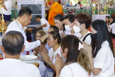 ประมวลภาพพิธีไหว้ครูและครอบครูบูรพาจารย์ วัดจุฬามณี ปี ๒๕๖๖