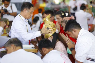 ประมวลภาพพิธีไหว้ครูและครอบครูบูรพาจารย์ วัดจุฬามณี ปี ๒๕๖๖