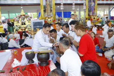 ประมวลภาพพิธีไหว้ครูและครอบครูบูรพาจารย์ วัดจุฬามณี ปี ๒๕๖๖