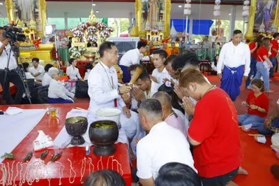 ประมวลภาพพิธีไหว้ครูและครอบครูบูรพาจารย์ วัดจุฬามณี ปี ๒๕๖๖