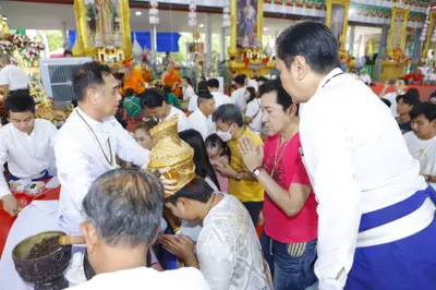 ประมวลภาพพิธีไหว้ครูและครอบครูบูรพาจารย์ วัดจุฬามณี ปี ๒๕๖๖
