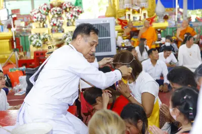 ประมวลภาพพิธีไหว้ครูและครอบครูบูรพาจารย์ วัดจุฬามณี ปี ๒๕๖๖