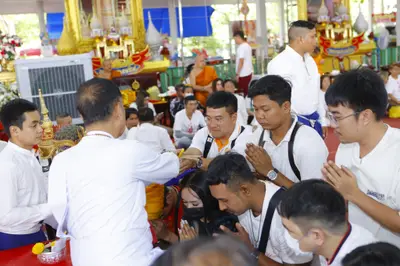 ประมวลภาพพิธีไหว้ครูและครอบครูบูรพาจารย์ วัดจุฬามณี ปี ๒๕๖๖