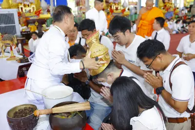 ประมวลภาพพิธีไหว้ครูและครอบครูบูรพาจารย์ วัดจุฬามณี ปี ๒๕๖๖