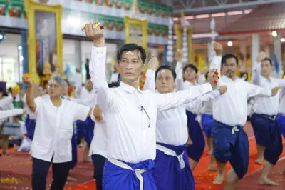 ประมวลภาพพิธีไหว้ครูและครอบครูบูรพาจารย์ วัดจุฬามณี ปี ๒๕๖๖