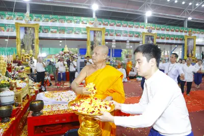 ประมวลภาพพิธีไหว้ครูและครอบครูบูรพาจารย์ วัดจุฬามณี ปี ๒๕๖๖