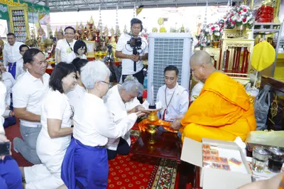 ประมวลภาพพิธีไหว้ครูและครอบครูบูรพาจารย์ วัดจุฬามณี ปี ๒๕๖๖