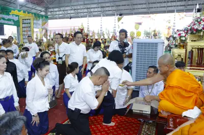 ประมวลภาพพิธีไหว้ครูและครอบครูบูรพาจารย์ วัดจุฬามณี ปี ๒๕๖๖