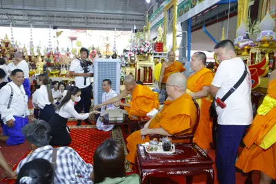 ประมวลภาพพิธีไหว้ครูและครอบครูบูรพาจารย์ วัดจุฬามณี ปี ๒๕๖๖