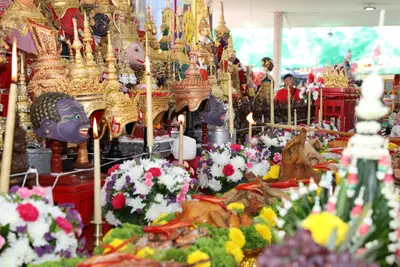 ประมวลภาพพิธีไหว้ครูและครอบครูบูรพาจารย์ วัดจุฬามณี ปี ๒๕๖๖