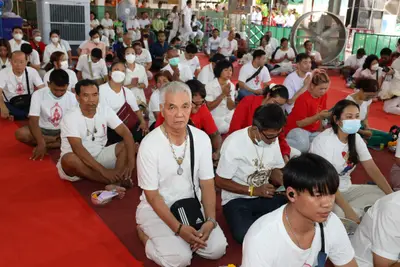 ประมวลภาพพิธีไหว้ครูและครอบครูบูรพาจารย์ วัดจุฬามณี ปี ๒๕๖๖