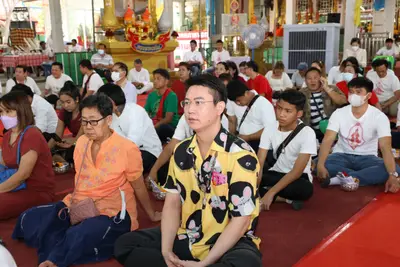 ประมวลภาพพิธีไหว้ครูและครอบครูบูรพาจารย์ วัดจุฬามณี ปี ๒๕๖๖