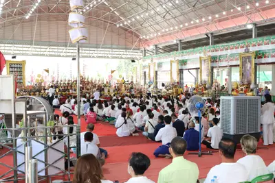 ประมวลภาพพิธีไหว้ครูและครอบครูบูรพาจารย์ วัดจุฬามณี ปี ๒๕๖๖
