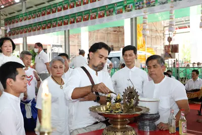 ประมวลภาพพิธีไหว้ครูและครอบครูบูรพาจารย์ วัดจุฬามณี ปี ๒๕๖๖