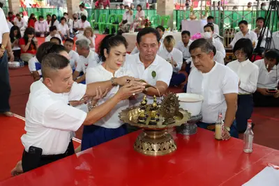 ประมวลภาพพิธีไหว้ครูและครอบครูบูรพาจารย์ วัดจุฬามณี ปี ๒๕๖๖