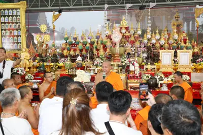 ประมวลภาพพิธีไหว้ครูและครอบครูบูรพาจารย์ วัดจุฬามณี ปี ๒๕๖๖