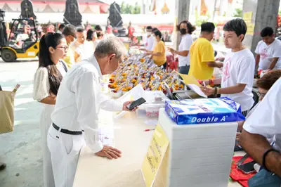 ประมวลภาพพิธีไหว้ครูและครอบครูบูรพาจารย์ วัดจุฬามณี ปี ๒๕๖๖