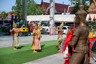 ประมวลภาพพิธีไหว้ครูและครอบครูบูรพาจารย์ วัดจุฬามณี ปี ๒๕๖๖