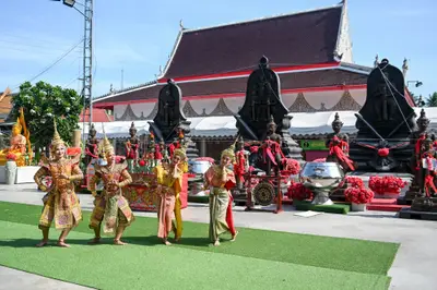 ประมวลภาพพิธีไหว้ครูและครอบครูบูรพาจารย์ วัดจุฬามณี ปี ๒๕๖๖