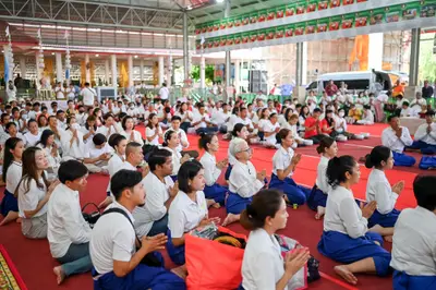 ประมวลภาพพิธีไหว้ครูและครอบครูบูรพาจารย์ วัดจุฬามณี ปี ๒๕๖๖
