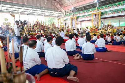 ประมวลภาพพิธีไหว้ครูและครอบครูบูรพาจารย์ วัดจุฬามณี ปี ๒๕๖๖
